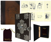 J.K. Rowling First Printing of The Tales of Beedle the Bard -- With Custom Pouch, Case & All Ten Collectors Edition Prints